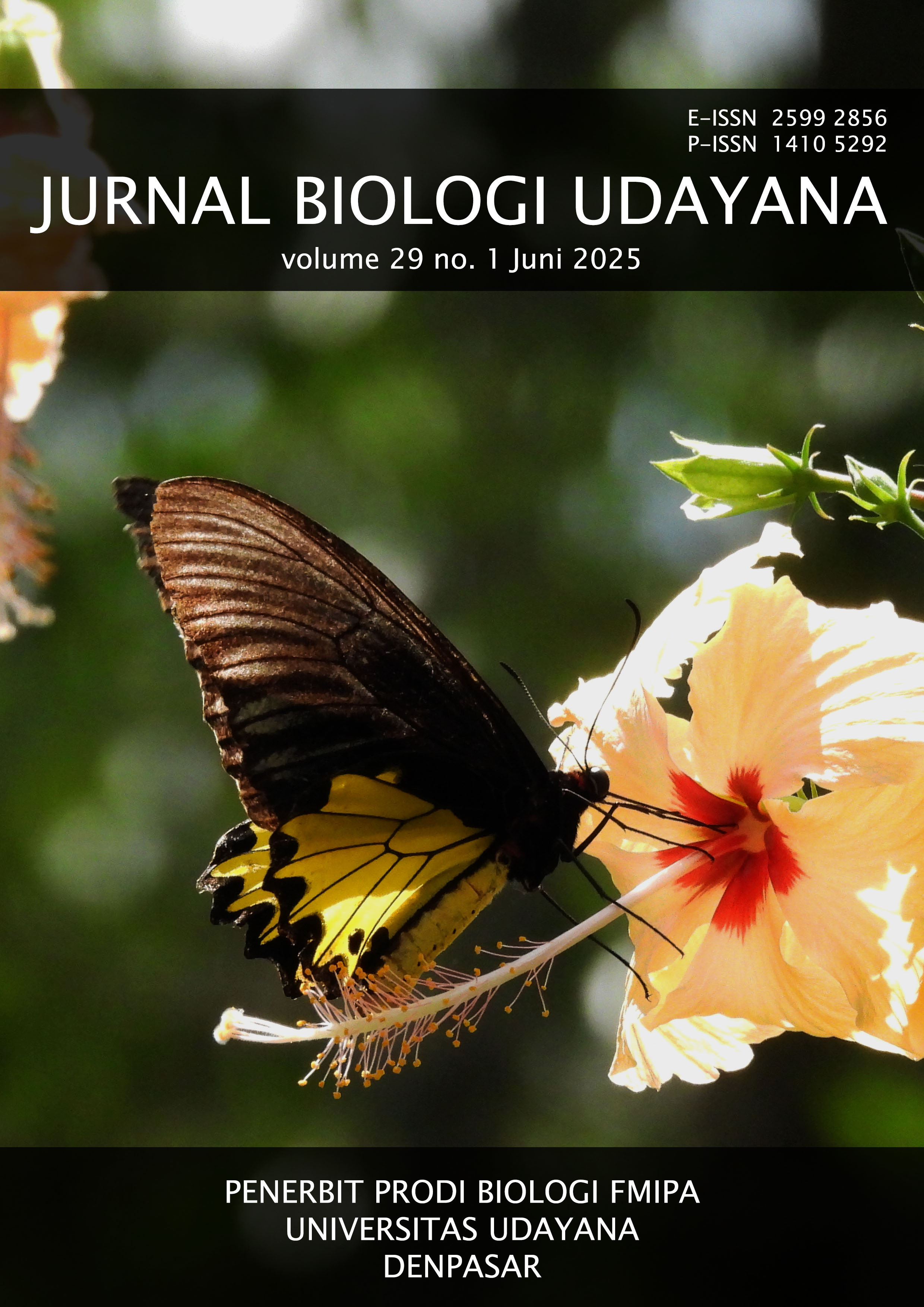 					View Vol. 29 No. 1 (2025): Jurnal Biologi Udayana
				